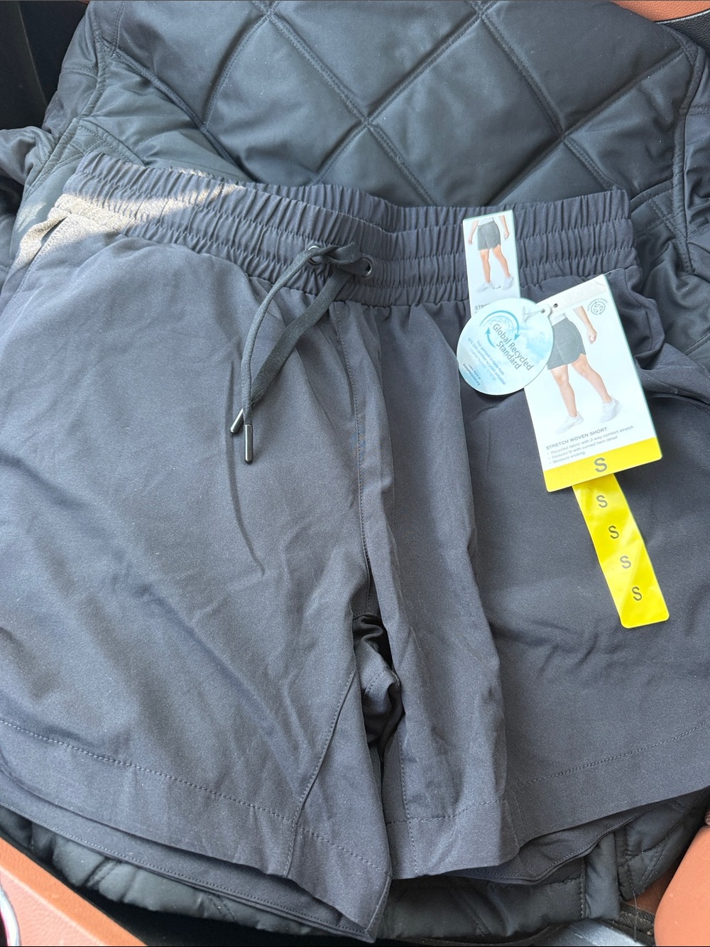 Athletic Drawstring Shorts - Charcoal